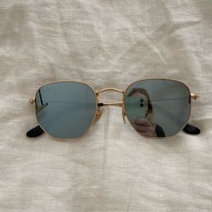 Ray-Ban Hexagonal Flat Lens Sunglasses